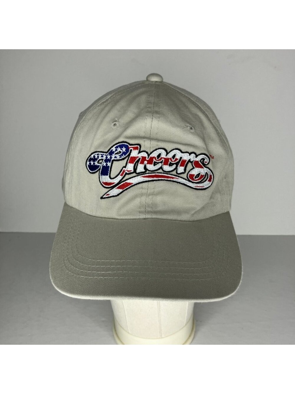 Cheers Hat Dad Cap Men's Adjustable Khaki Tan Boston USA Officially Licensed